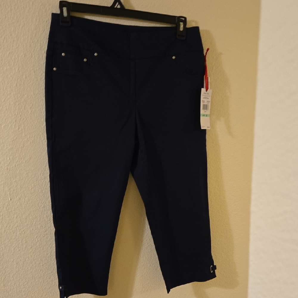 Ruby Rd. Dark Blue Capris